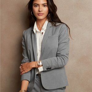 Gray Banana Republic Classic Blazer Women’s Size 12